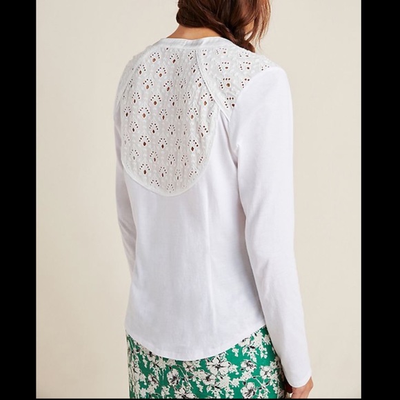 NWT Anthropologie Karla Eyelet Top - Picture 3 of 11